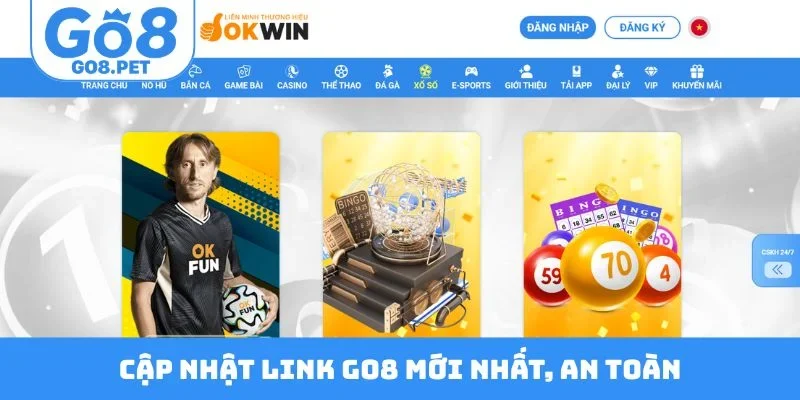 Cập Nhật Link Tham Gia Go8 Mới Nhất