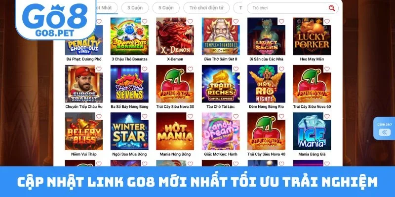 Cập nhật link GO8 mới nhất tối ưu trải nghiệm