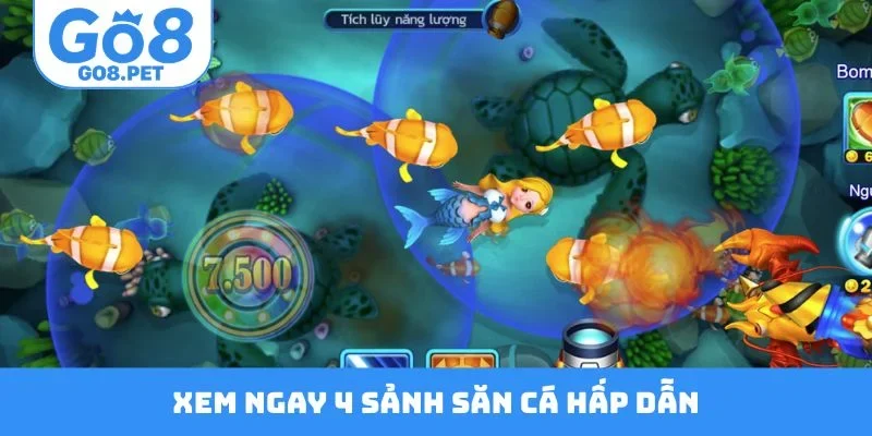 Xem ngay 4 sảnh săn cá hấp dẫn hiện nay